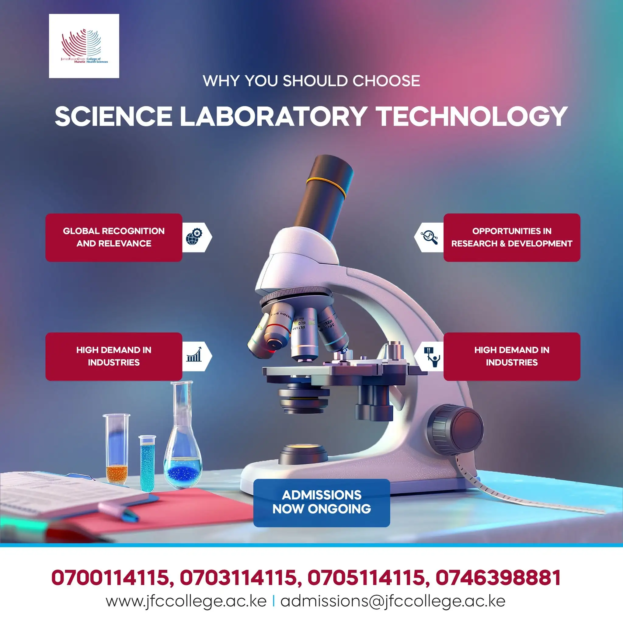 Diploma in Science Laboratory Technology